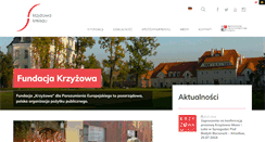 Desktop Screenshot of krzyzowa.org.pl